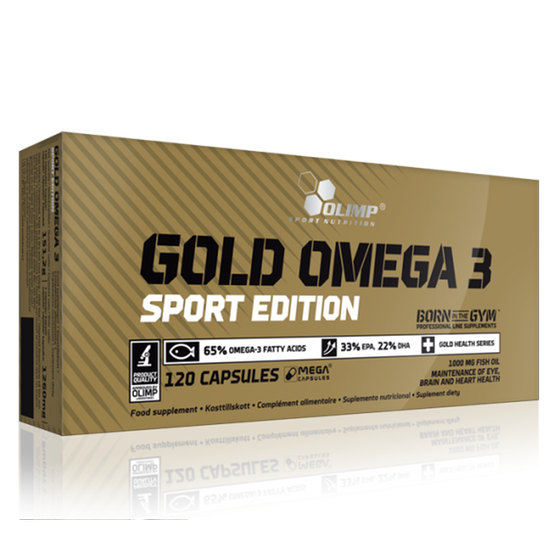 Λιπαρά Οξέα Olimp Gold Omega-3 D3+K2 Sport Edition - 120 κάψουλες image 1