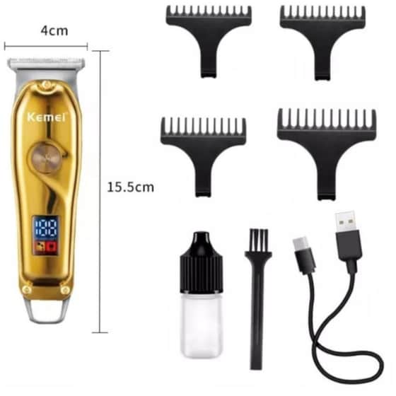 Trimmer  Κουρευτική Μηχανή KEMEI KM-427 Χρυσό image 1