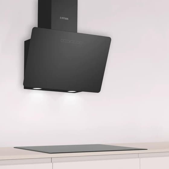 PITSOS PTI6E66G 60 cm Μαύρο Απορροφητήρας Καμινάδα Τζάκι image 2