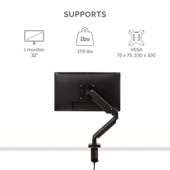 Βραχίονας οθόνης Fellowes Platinum Series Single Monitor Arm image 3