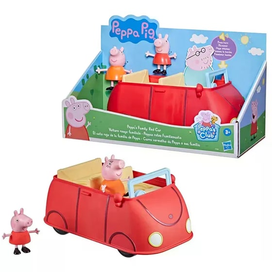 Hasbro Σετ Παιχνιδιού Peppa Pig Peppa's Family Red Car (F2184) image 2
