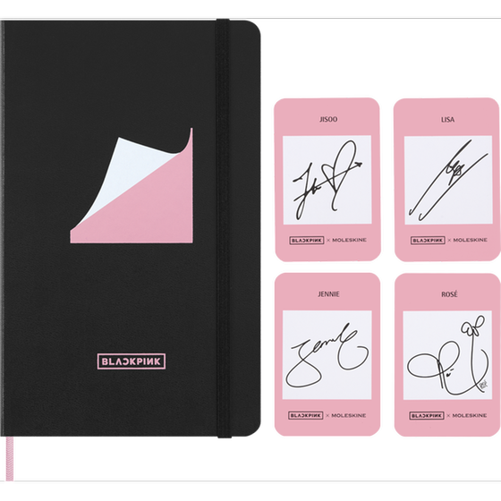 Σημειωματάριο Moleskine&nbsp;Ruled&nbsp;Hard&nbsp;Large Blackpink image 1