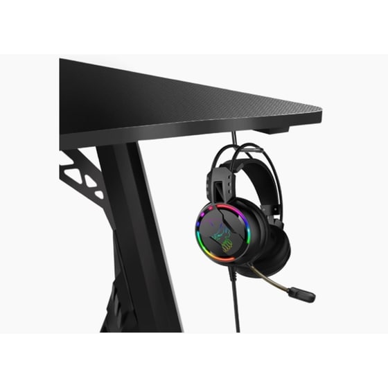 Γραφείο Gaming Spirit of Gamer Headquarter 200 από MDF 113x60cm - Μαύρο image 3