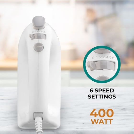 IQ HM-211 400 W Λευκό Μίξερ Χειρός image 1