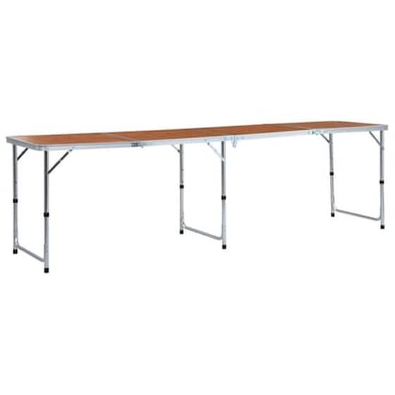Vidaxl Τραπέζι Κάμπινγκ Πτυσσόμενο 240 X 60 Εκ. Αλουμινίου image 0