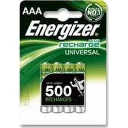 Επαναφορτιζόμενες Μπαταρίες Energizer F016555 AAA 500 mAh