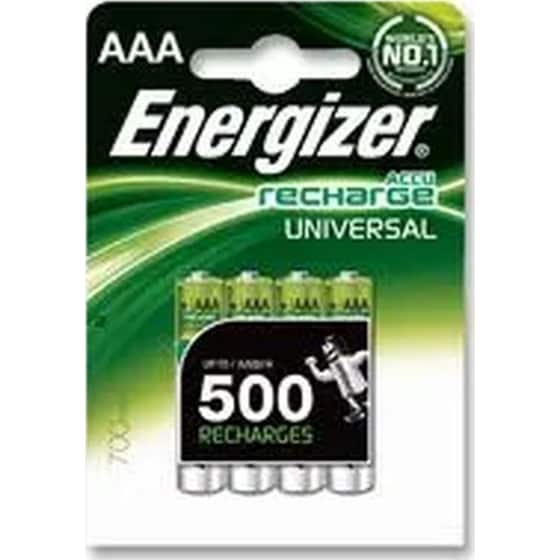 Επαναφορτιζόμενες Μπαταρίες Energizer F016555 AAA 500 mAh image 0