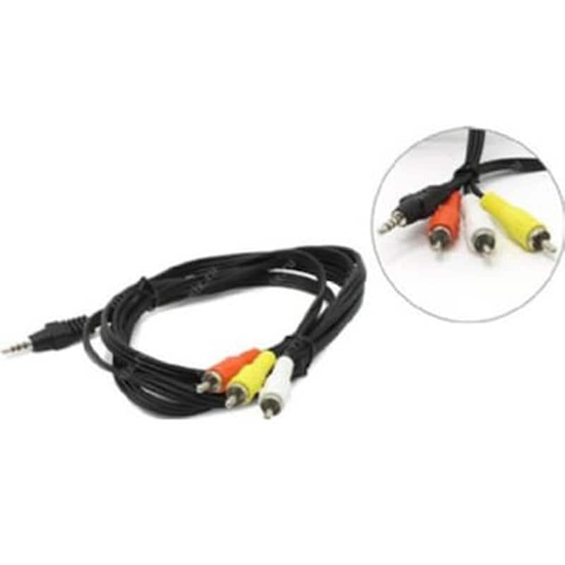 Καλώδιο Ήχου Cablexpert Cca-4p2r RCA Audio/Video male σε 3.5mm Jack male - 2m CABLEXPERT