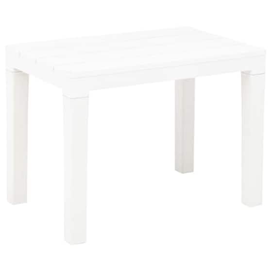 Πάγκοι Κήπου VidaXL 2 τμχ Πλαστικοί 60x38.5x45cm - Λευκό image 2