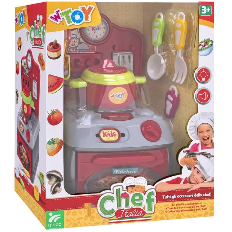 W-TOY Κουζίνα Chef Italia Με Ήχους Και Φώτα