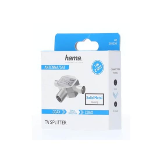 Αντάπτορας Hama Coax male σε 2x Coax female image 1