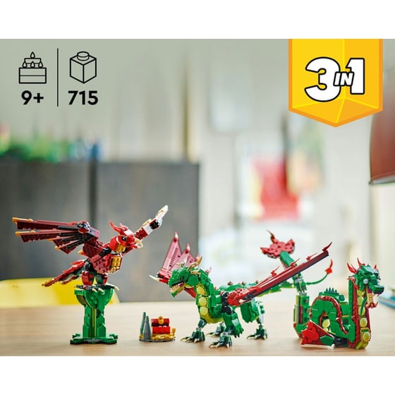 LEGO® Creator 3σε1 Μεσαιωνικός Δράκος (31161) image 1
