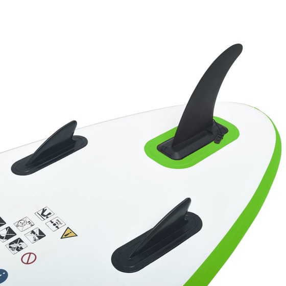 Φουσκωτή Σανίδα SUP VidaXL 360 x 81 cm - Πράσινη image 4