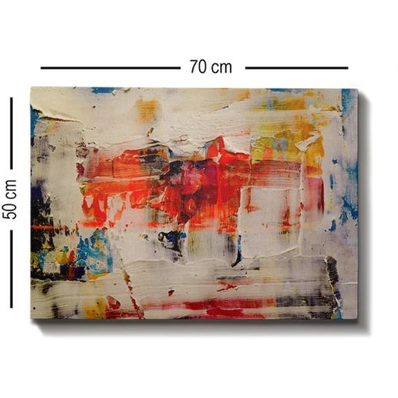 Μοντέρνος Πίνακας 24Mall Αφηρημένο Σχέδιο 50x70 cm image 2