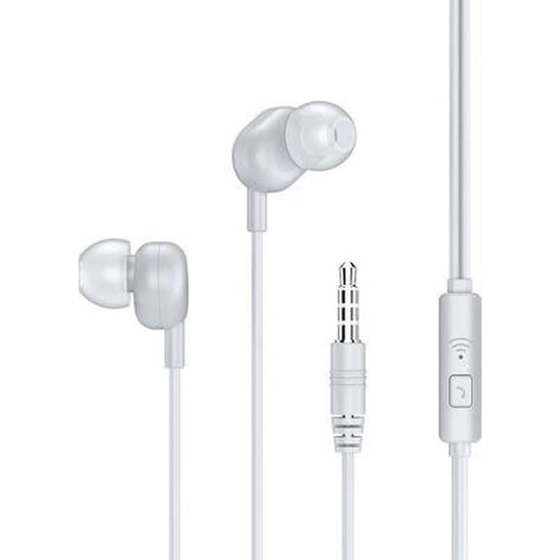 REMAX Ακουστικά Handsfree Remax RW-105 3.5mm Jack - Λευκό