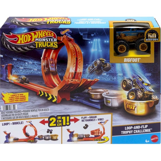 Hot Wheels Monster Trucks Πίστα Διεκδίκησης Κυπέλλου (JBX64) image 0