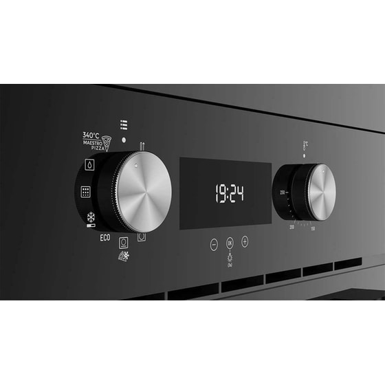 TEKA HLB 8510 P 70 Lt Μαύρο Εντοιχιζόμενος Φούρνος Άνω Πάγκου image 2