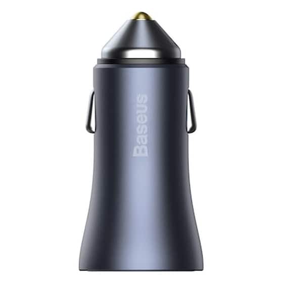 Φορτιστής Αυτοκινήτου Baseus Contactor Pro Usb+usb-c Με Καλώδιο - Γκρί image 2