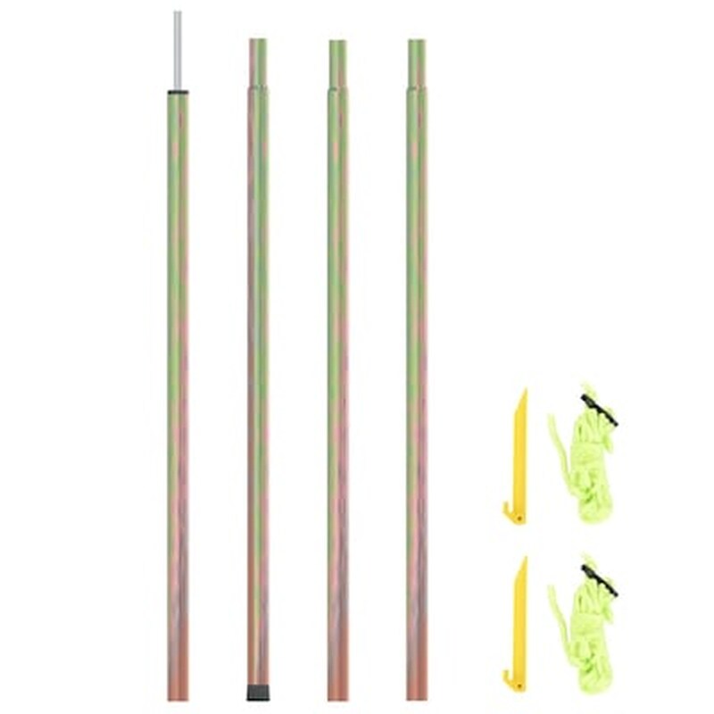 Vidaxl Στύλος Για Πανί Σκίασης 200 Εκ. Από Γαλβανισμένο Ατσάλι