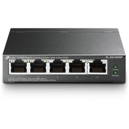 TP-LINK TL-SG1005P L2 Switch με 5 Θύρες Ethernet