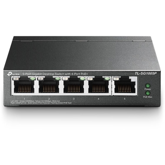 TP-LINK TL-SG1005P L2 Switch με 5 Θύρες Ethernet image 0