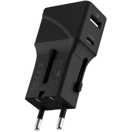 Φορτιστής Πρίζας Rolling Square Pocket Travel Charger 20W - Black