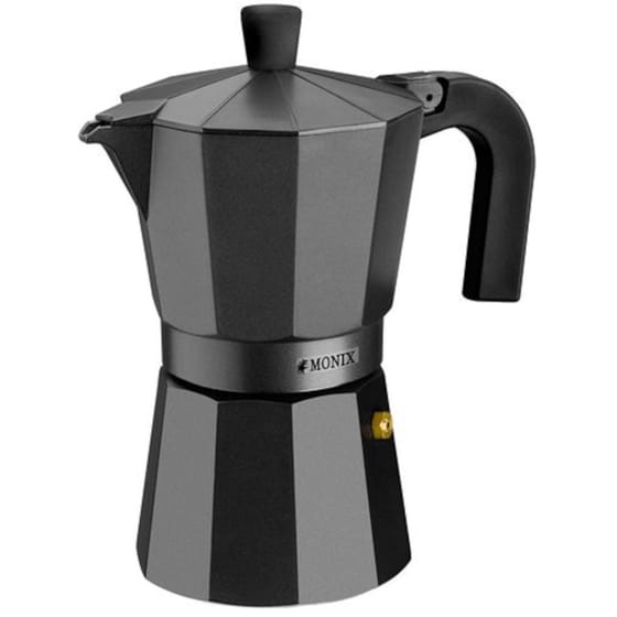 MONIX Vitro Noir 3 cups Μαύρο Μπρίκι Espresso image 0