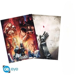 Αφίσες Fullmetal Alchemist Key Art 2 Τμχ Κάθετες 52x38 cm