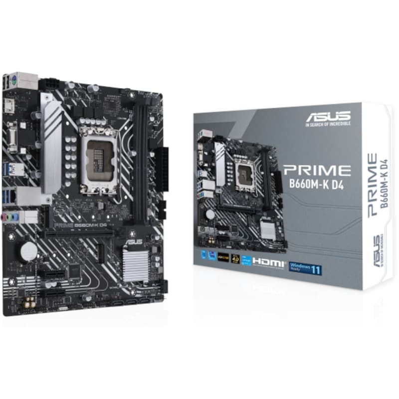 ASUS Asus Motherboard Prime B660m-k D4, 1700, Ddr4, Matx