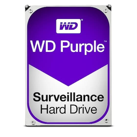 Western Digital Purple Hdd, 4tb 3.5-inch Sata3 6gb/s, 64mb Cache, 5400rpm (wd40purz) image 0
