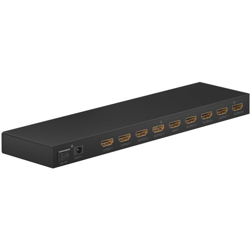 GOOBAY Goobay HDMI Splitter 58484 1-in σε 8-out 4K/60hz - Μαύρο