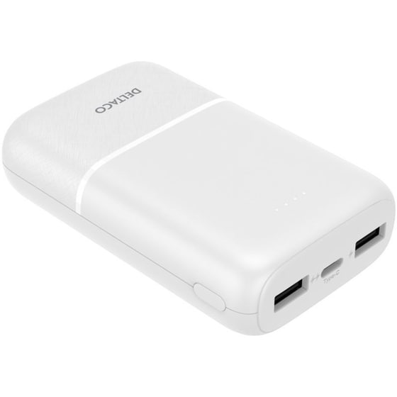 Powerbank Deltaco PB-C1005 10.000 mAh -  Λευκό image 1