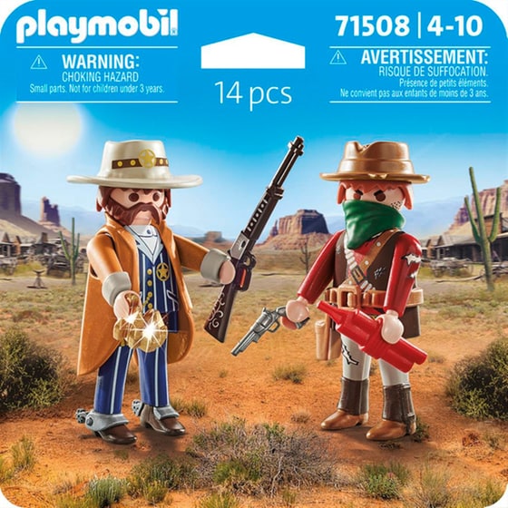 PLAYMOBIL® Western DuoPack Σερίφης και Ληστής (71508) image 3