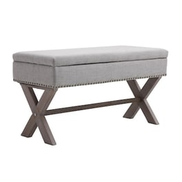 Σκαμπό Homcom Με Αποθηκευτικό Χώρο 50x91x41 cm - Γκρι