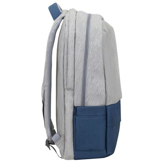 Τσάντα Backpack Rivacase Prater 17.3" Grey/Dark Blue image 3