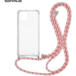 Θήκη Apple iPhone 14 - Sonique Armor Clear - Rainbow Ροζ