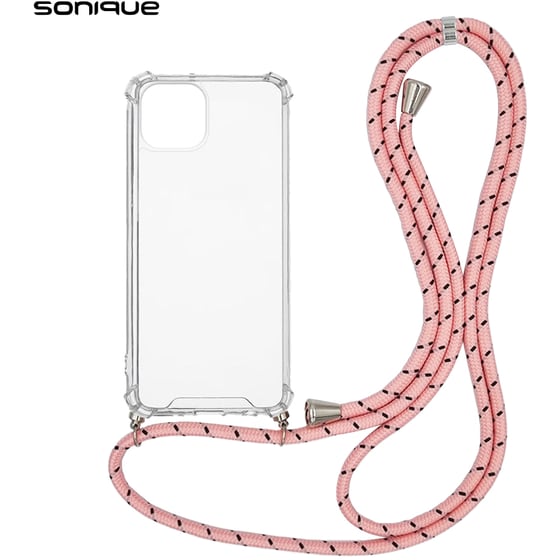 Θήκη Apple iPhone 14 - Sonique Armor Clear - Rainbow Ροζ image 0
