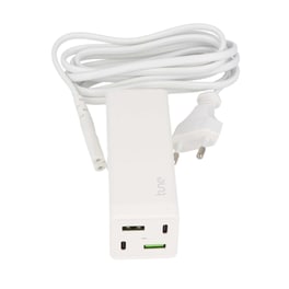 Φορτιστής Πρίζας Tune Dominion Multi-Port 2x Usb-C, 2x Usb 65W 2m - White