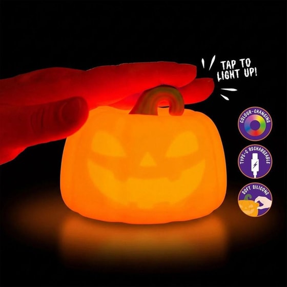 Διακοσμητικό Φωτάκι Legami Επαναφορτιζόμενο Silicon Pumpkin image 2