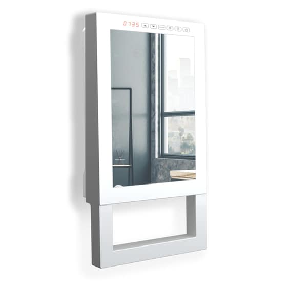 Radialight Quadro Visio - Ψηφιακό Αερόθερμο Μπάνιου Με Πρόσοψη Καθρέπτη image 2