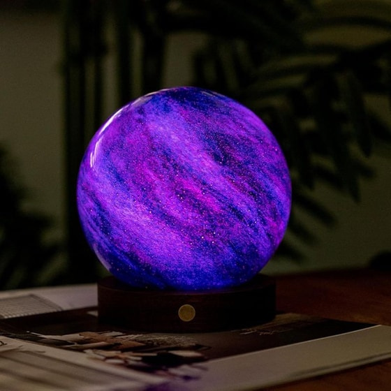 Φωτιστικό&nbsp;Γραφείου&nbsp;Gingko Glass&nbsp;L&nbsp;Galaxy&nbsp;Breeze image 1