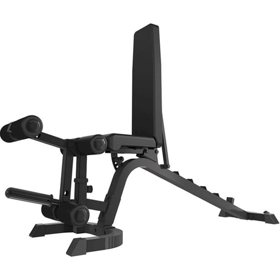 Επικλινής Πάγκος Γυμναστικής Toorx WBX-220 MULTIFIT 122x60x17 cm - Μαύρο image 0