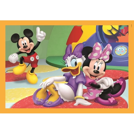 Παζλ Clementoni Super Color 4in1 Mickey Mouse Club image 2