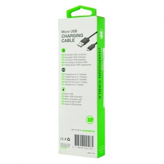Καλώδιο Lamtech USB-Α Male σε micro USB Male - 1m image 1