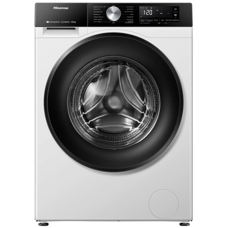 HISENSE HISENSE WD3S9043BW3 9kg/6kg 1400 Στροφές Λευκό Πλυντήριο Στεγνωτήριο