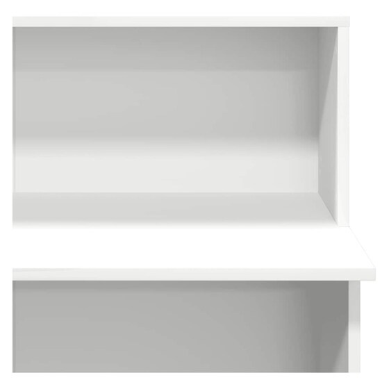 Γραφείο Υποδοχής VidaXL από Τεχνητό Ξύλο 100x50x103,5 cm - Λευκό image 7