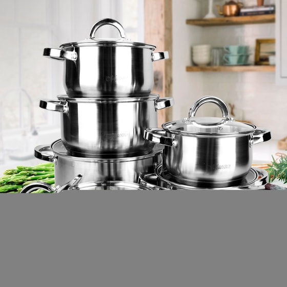 Σετ Μαγειρικά Σκεύη MAESTRO MR-2120- Inox - 6 Τμχ image 5