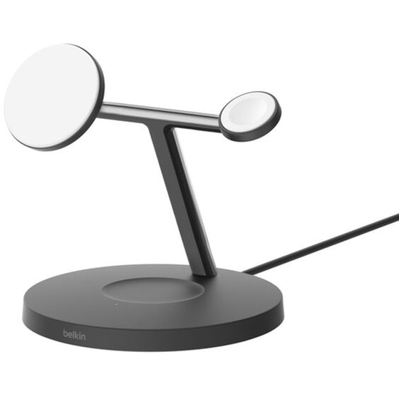 Βάση Φόρτισης Belkin BoostCharge Pro 3-in-1 wireless charging station with Qi2 Multi-Port 15W - Black image 2