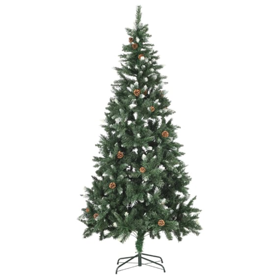 Χριστουγεννιάτικο Δέντρο VidaXL Χιονισμένο 2.10m - Πράσινο image 0