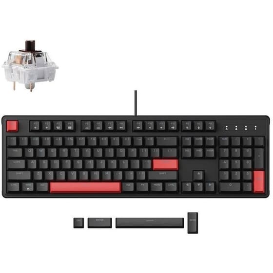 Keychron X3-A3 Ενσύρματο Bluetooth Μηχανικό Πληκτρολόγιο Brown Switch (US) image 0